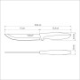Кухонний ніж Tramontina Plenus Light Grey Meat 152 мм (23423/136)