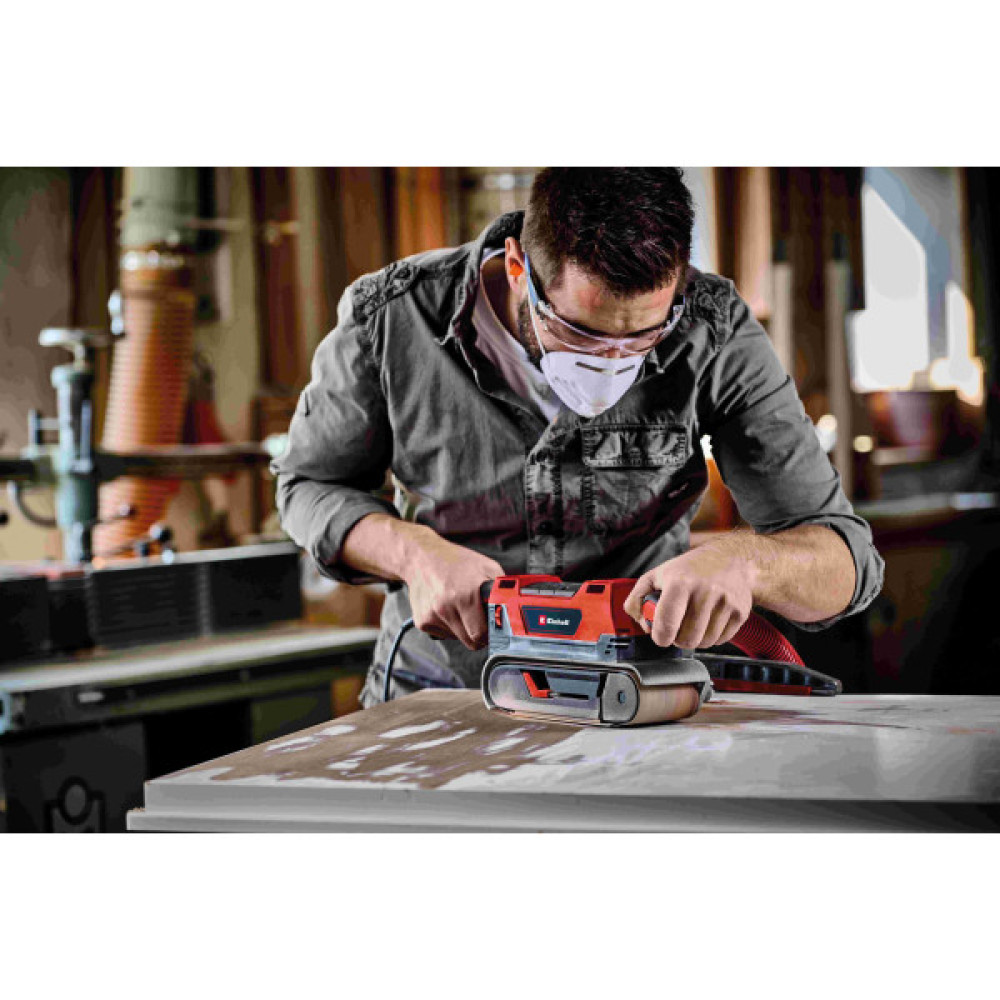 Шліфмашина стрічкова Einhell TE-BS 850 E, 850 Вт, 75х533 мм, кабель 3 м, 3.33 кг