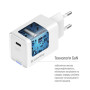 Зарядний пристрій ColorWay GaN Mini 65W PD Port PPS USB-C white (CW-CHS049PD-WT) Зарядний пристрій ColorWay GaN Mini 65W PD Port PPS USB-C white (CW-CHS049PD-WT)