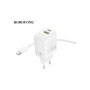Зарядний пристрій BOROFONE BN29 Fuente 1xUSB-C PD30W + 1xUSB QC3.0 White (6941991120329) Зарядний пристрій BOROFONE BN29 Fuente 1xUSB-C PD30W + 1xUSB QC3.0 White (6941991120329)