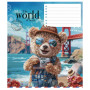 Зошит Школярик The World of Bears 12 аркушів клітинка (012-3443K) Зошит Школярик The World of Bears 12 аркушів клітинка (012-3443K)