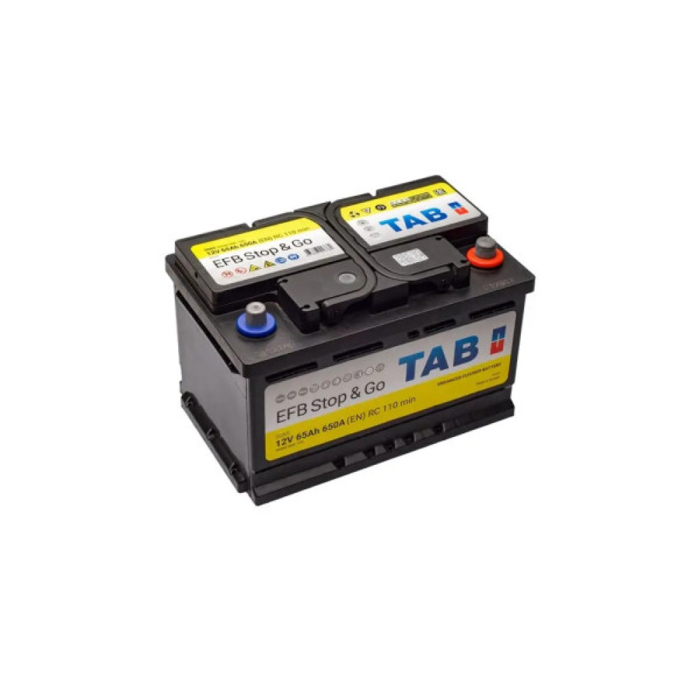 Акумулятор автомобільний TAB 65 Ah/12V EFB Stop GO (212 860) Акумулятор автомобільний TAB 65 Ah/12V EFB Stop GO (212 860)