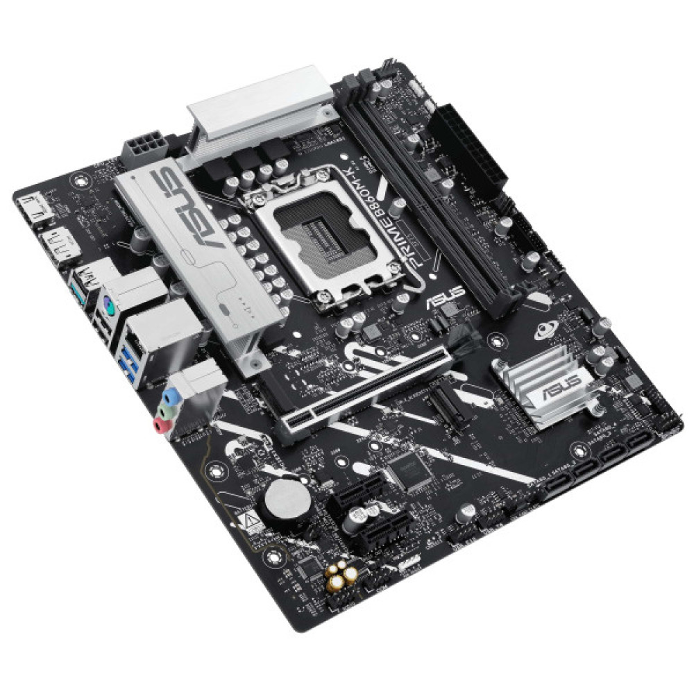 Материнcька плата ASUS PRIME B860M-K s1851 B860 2xDDR5 M.2 DP HDMI Wi-Fi BT mATX