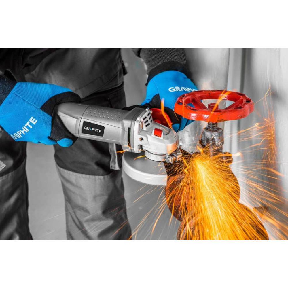 Шліфмашина кутова GRAPHITE 125мм 1100Вт 11000об/хв 2.7кг