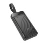 Батарея універсальна HOCO 30000mAh Element PD/20W, QC/22.5W, LED Lamp, Black (J123B / 714735)
