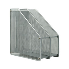 Лоток для паперів Axent вертикальний 2-в-1, металевий, білий (2126-21-A)