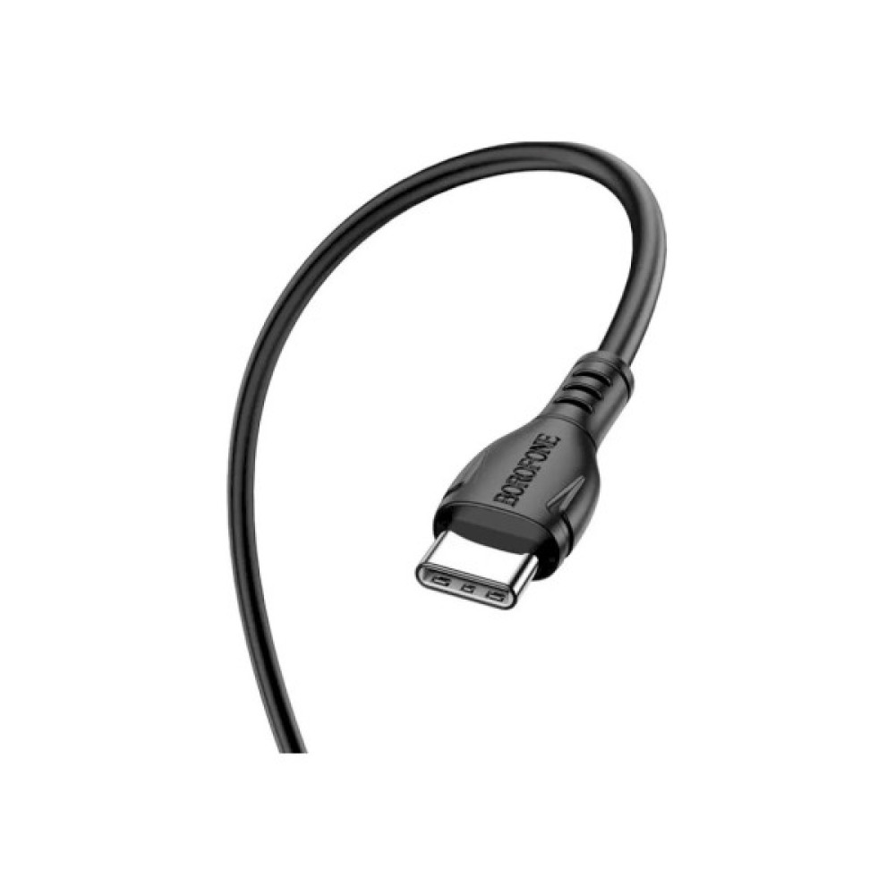 Дата кабель USB-C to USB-C 1.0m 60W Triumph BX51 black BOROFONE (6931474751669)