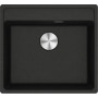 Мийка кухонна Franke Maris, фраграніт, прямокутник, без крила, 560х510х200мм, чаша - 1, врізна, MRG 610-52 TL, онікс