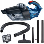 Набір із двох акумуляторних інструментів Bosch Professional 18В дриль-шурупокрут GSR 18V-50 пилосмок GAS 18V-1 швидкий зарядний пристрій GAL 1880 CV акб 2х5А·год кейс L-BOXX