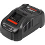 Набір із двох акумуляторних інструментів Bosch Professional 18В дриль-шурупокрут GSR 18V-50 пилосмок GAS 18V-1 швидкий зарядний пристрій GAL 1880 CV акб 2х5А·год кейс L-BOXX