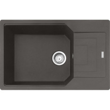 Мийка кухонна Franke Urban, фраграніт, прямокутник, з крилом, 780х500х220мм, чаша - 1, врізна, оборотна, UBG 611-78 XL, сірий сланець