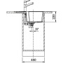 Мийка кухонна Franke Urban, фраграніт, прямокутник, з крилом, 780х500х220мм, чаша - 1, врізна, оборотна, UBG 611-78 XL, сірий сланець Мийка кухонна Franke Urban, фраграніт, прямокутник, з крилом, 780х500х220мм, чаша - 1, врізна, оборотна, UBG 611-78 XL, сірий сланець