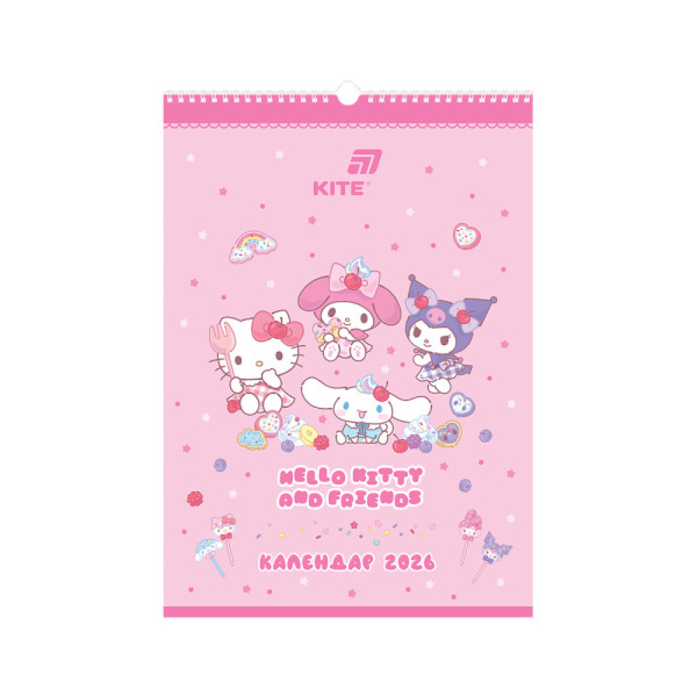 Календар Kite планер настінний Hello Kitty 2026 рік (HK26-440)