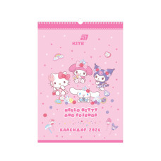Календар Kite планер настінний Hello Kitty 2026 рік (HK26-440)