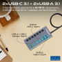 Концентратор Promate USB Hub 7 ports gegahub-10g (gegahub-10g)