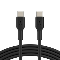 Кабель USB-C > USB-C заряджання/синхронізації Belkin 1м, 60Вт, Type-C, PVC, чорний