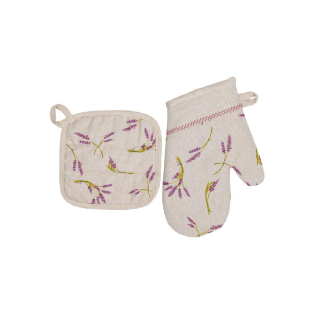Кухонна прихватка Прованс Рукавичка Лаванда 30х18 (036226)