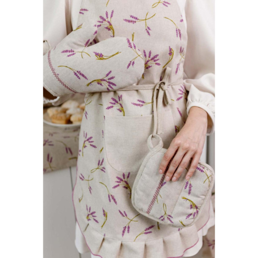 Кухонна прихватка Прованс Рукавичка Лаванда 30х18 (036226)