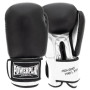 Боксерські рукавички PowerPlay 3004 Classic Чорно-Білі 10 унцій (PP_3004_10oz_Bl/White)