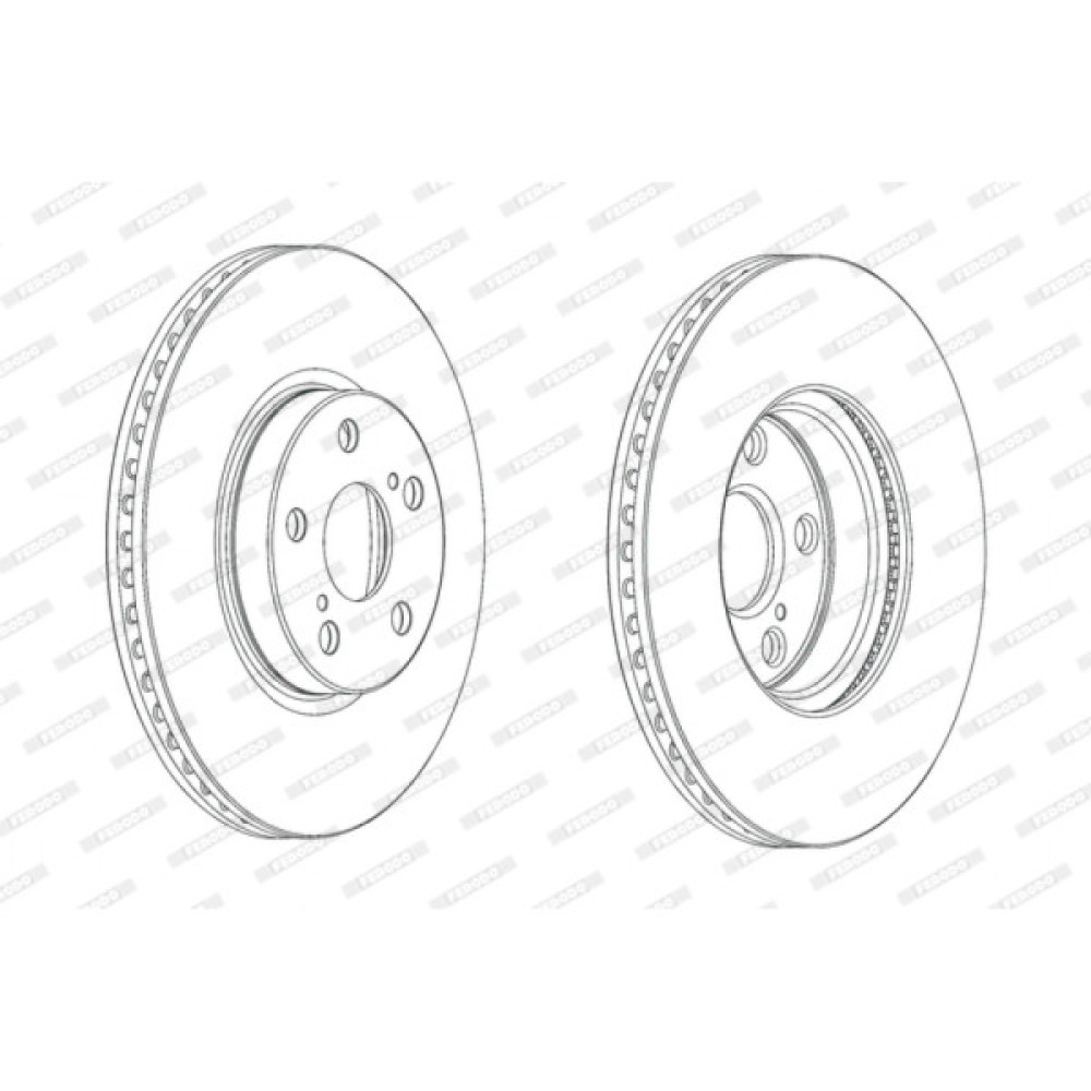 Гальмівний диск FERODO DDF1865C