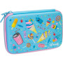 Пенал Cool For School 1 відділення з органайзером блакитний (QT-5650-Blue) Пенал Cool For School 1 відділення з органайзером блакитний (QT-5650-Blue)