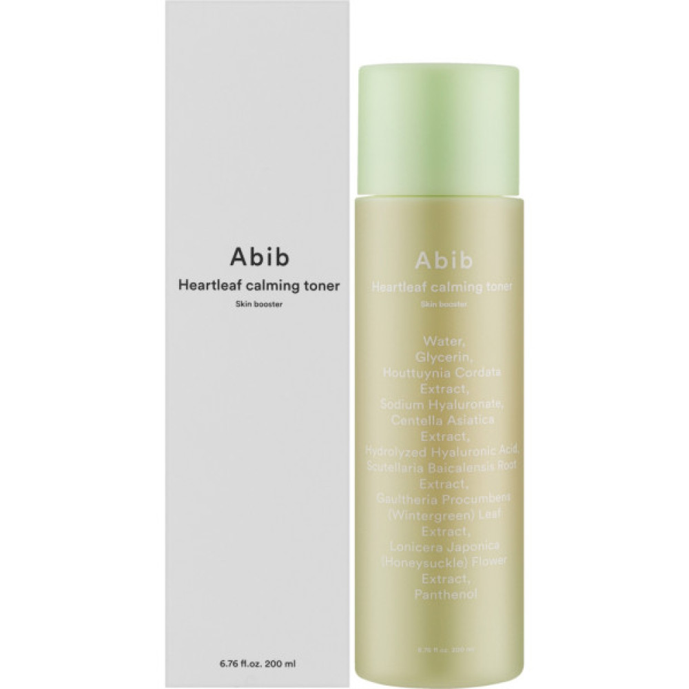 Тонік для обличчя Abib Heartleaf Calming Toner Skin Booster 200 мл (8809657118012)