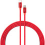 Дата кабель USB-C to Lightning 1.0m 20W Nylon Red Vinga (VCDCCLM531) Дата кабель USB-C to Lightning 1.0m 20W Nylon Red Vinga (VCDCCLM531)