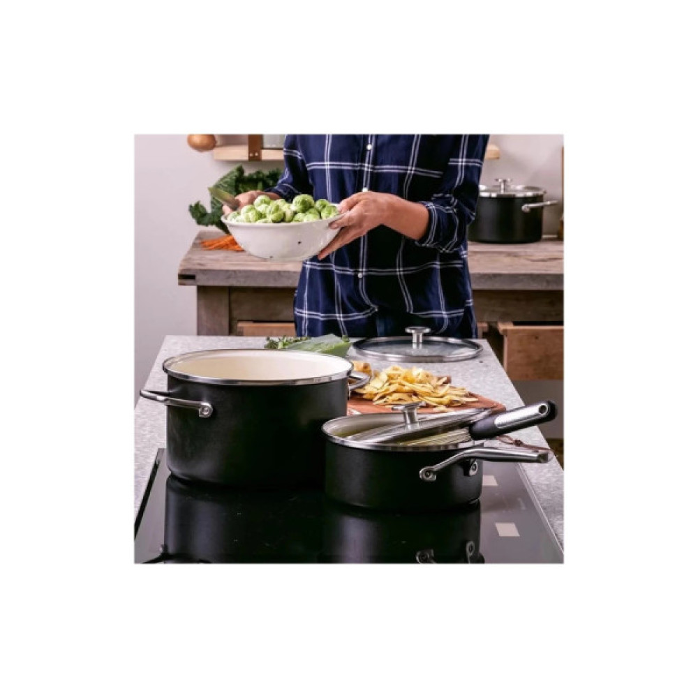 Ківш KitchenAid Steel Core, 16 см, 1,3 л, матовий чорний (CC005997-001)