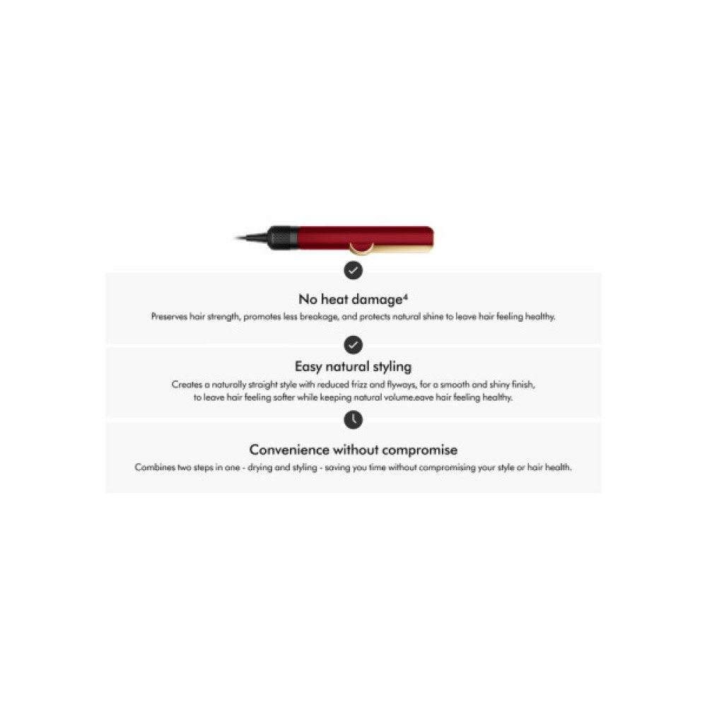 Стайлер Dyson HT01 Airstrait Red Velvet/Gold (596931-01)