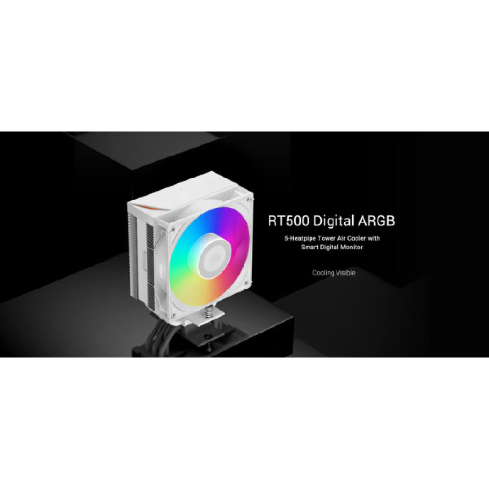 Кулер до процесора PcCooler RT500 Digital ARGB WH