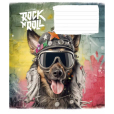 Зошит Школярик Rock star 12 аркушів клітинка (012-3277K)