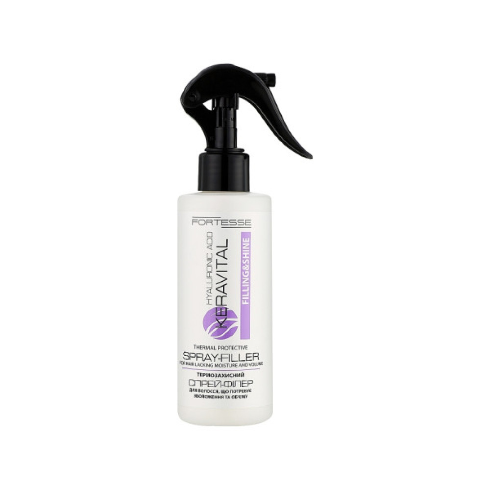 Спрей для волосся Fortesse Professional Filling & Shine Філер термозахисний з гіалуроновою кислотою 180 мл (4823115504555)