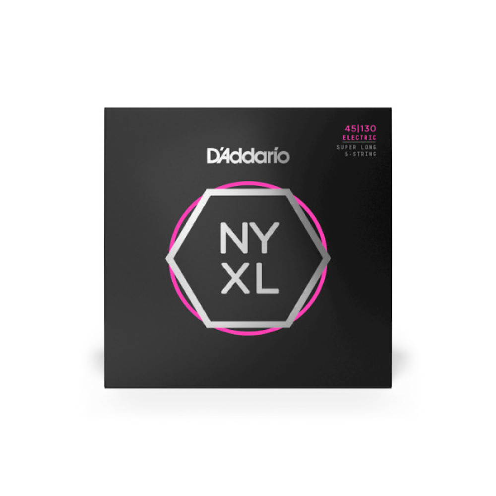 Струни для гітари D'Addario NYXL Bass Regular Light 5-String / Super Long Scale (45-130) (NYXL45130SL)