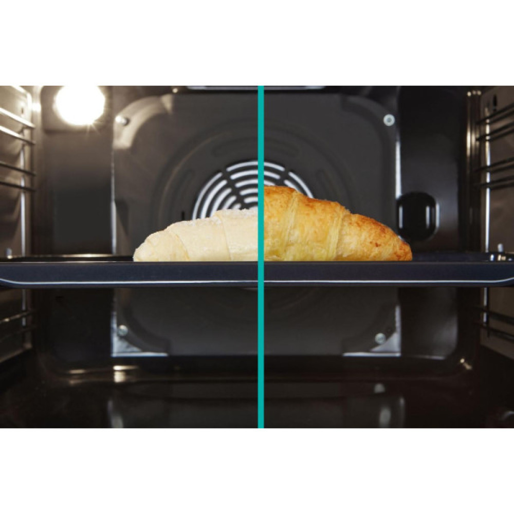 Плита Gorenje електрична склокерамічна, 70л, ExtraSteam, 50x60см, чорний