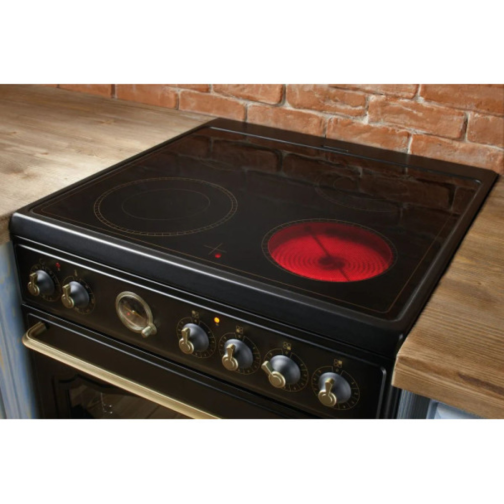 Плита Gorenje електрична склокерамічна, 70л, ExtraSteam, 50x60см, чорний