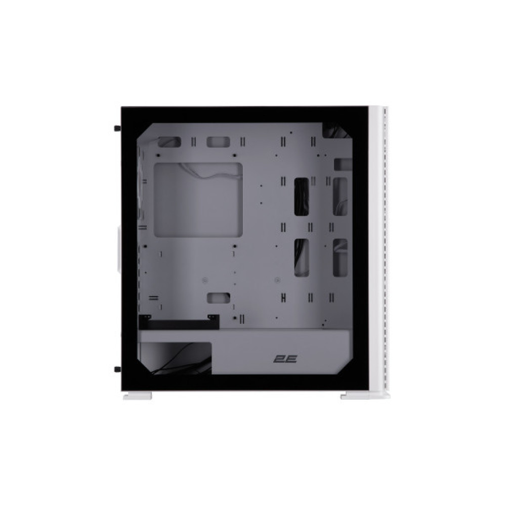 Корпус 2E GAMING Vertex GI01W без БЖ 2xUSB3.0, 1xUSBType-C, 3x140мм ARGB, 1x120мм ARGB, VGA 380мм, LCS ready, контролер з пультом, TG Side Panel, EATX, білий