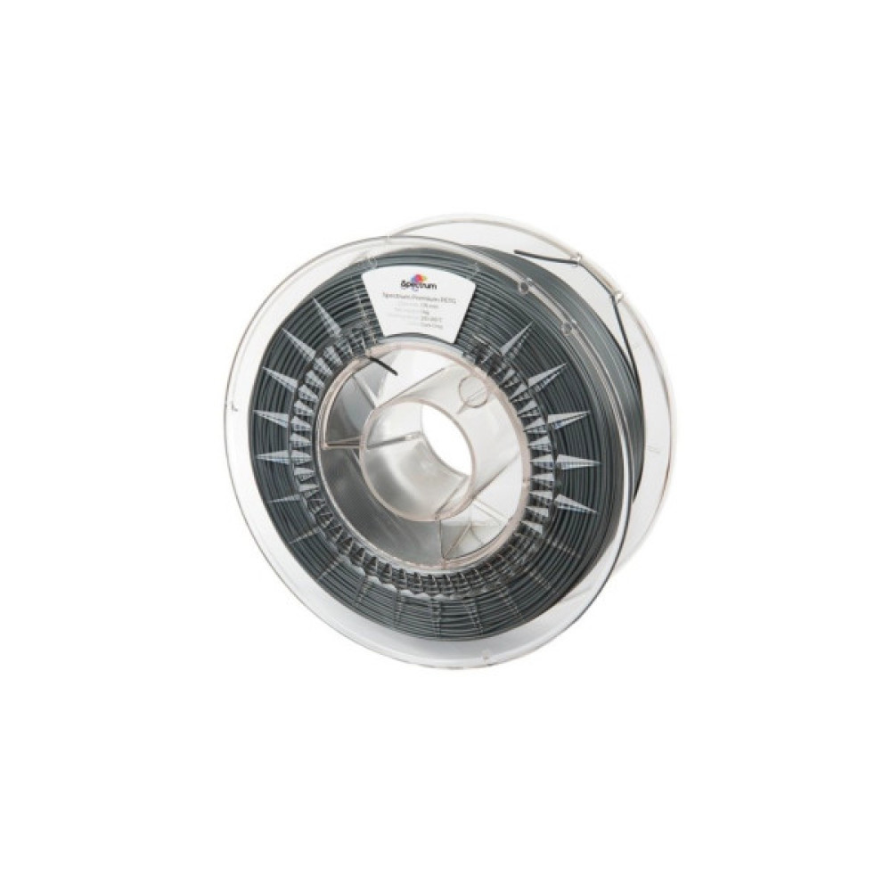 Пластик для 3D-принтера Spectrum PET-G Premium 1.75mm DARK GREY 1kg (RAL 7011) (80310)