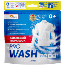 Відбілювач Pro Wash Кисневий порошок 900 г (4823128001003)