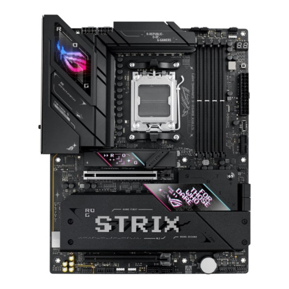 Материнcька плата ASUS ROG STRIX B850-E GAMING WIFI sAM5 B850 4xDDR5 M.2 HDMI DP USB Type-C Wi-Fi BT ATX