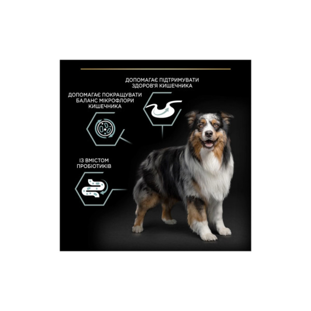 Сухий корм для собак Purina Pro Plan Medium з чутливим травленням (ягня) 3 кг (7613035214798)