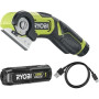 Різак акумуляторний Ryobi USB Lithium RCT4-120G 4В 2А·год рез 6.4мм 270об·хв 0.27кг