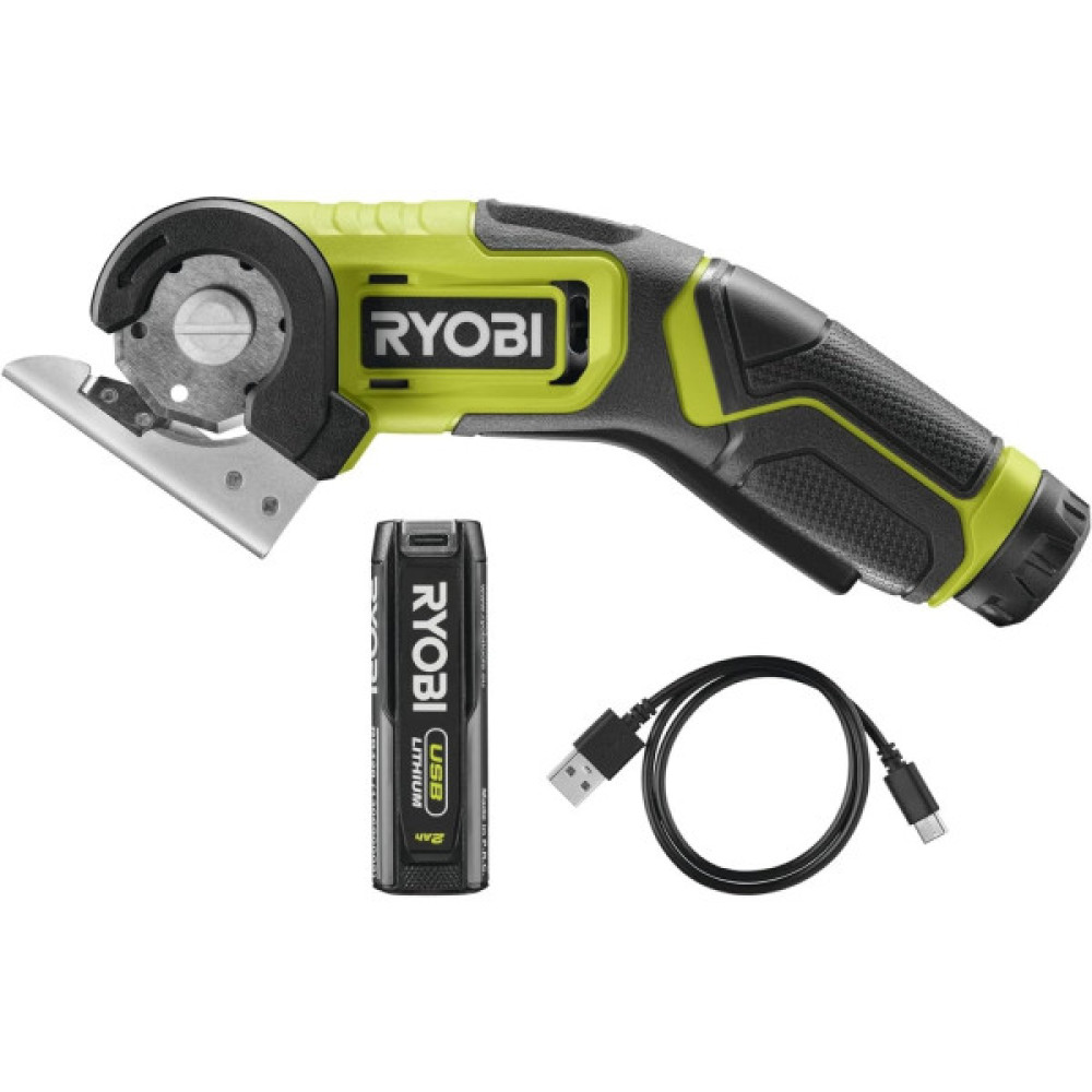 Різак акумуляторний Ryobi USB Lithium RCT4-120G 4В 2А·год рез 6.4мм 270об·хв 0.27кг