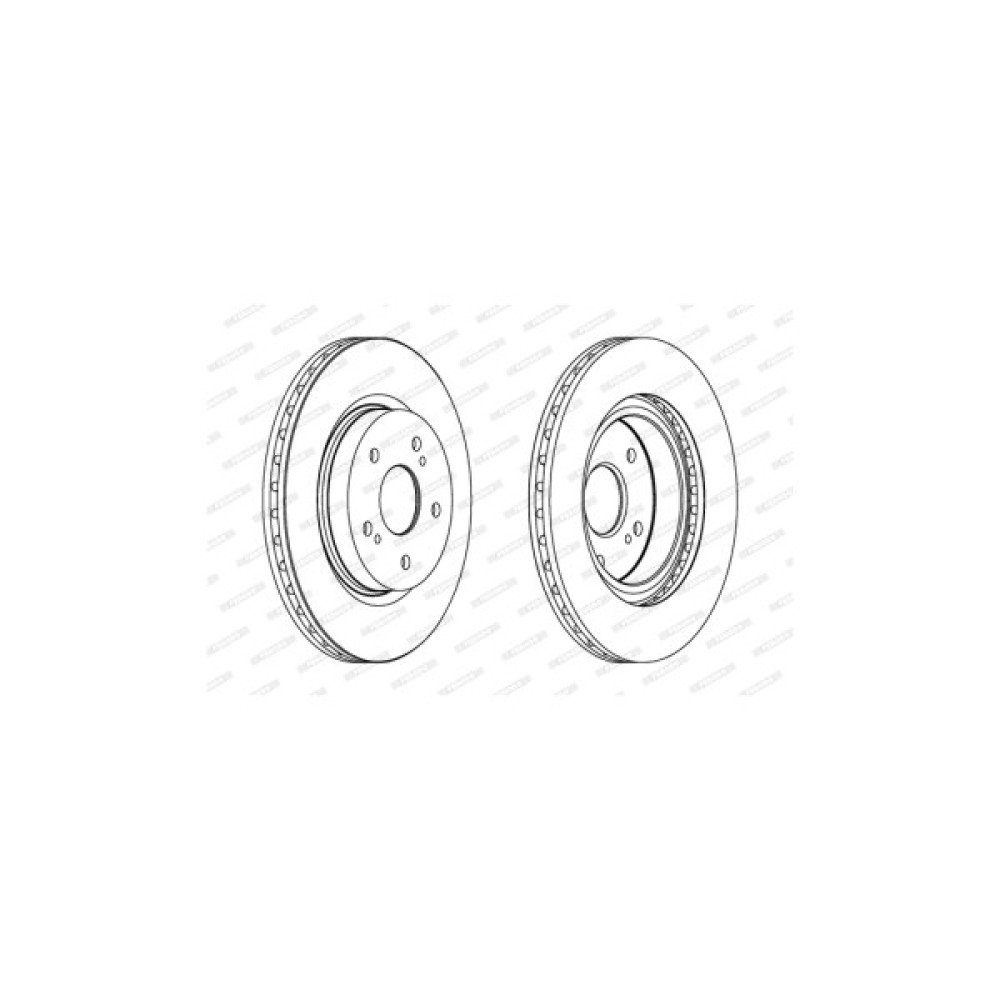 Гальмівний диск FERODO DDF1635C