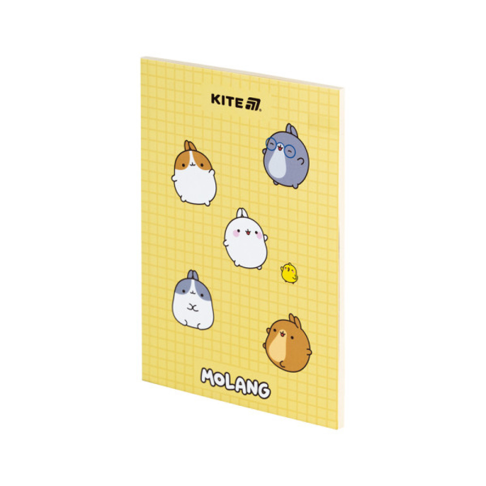Блокнот Kite А5 Molang термобіндер, 64 аркуші, нелінований (ML25-193)