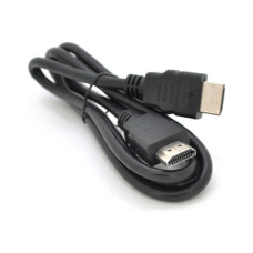 Кабель мультимедійний HDMI M to HDMI M 1.0m V1.4 black Merlion (YT-HDMI(M)/(M)HSP-1m)