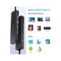 Порт-реплікатор Choetech Dock-Station USB-C 5-in-1 (HDMI/PD/USB-A/USB-C) (HUB-M80-BK)