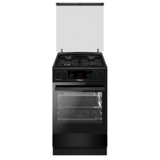Плита Hansa комбінована, 65л, 50x60см, дисплей, конвекція, чавун, чорний