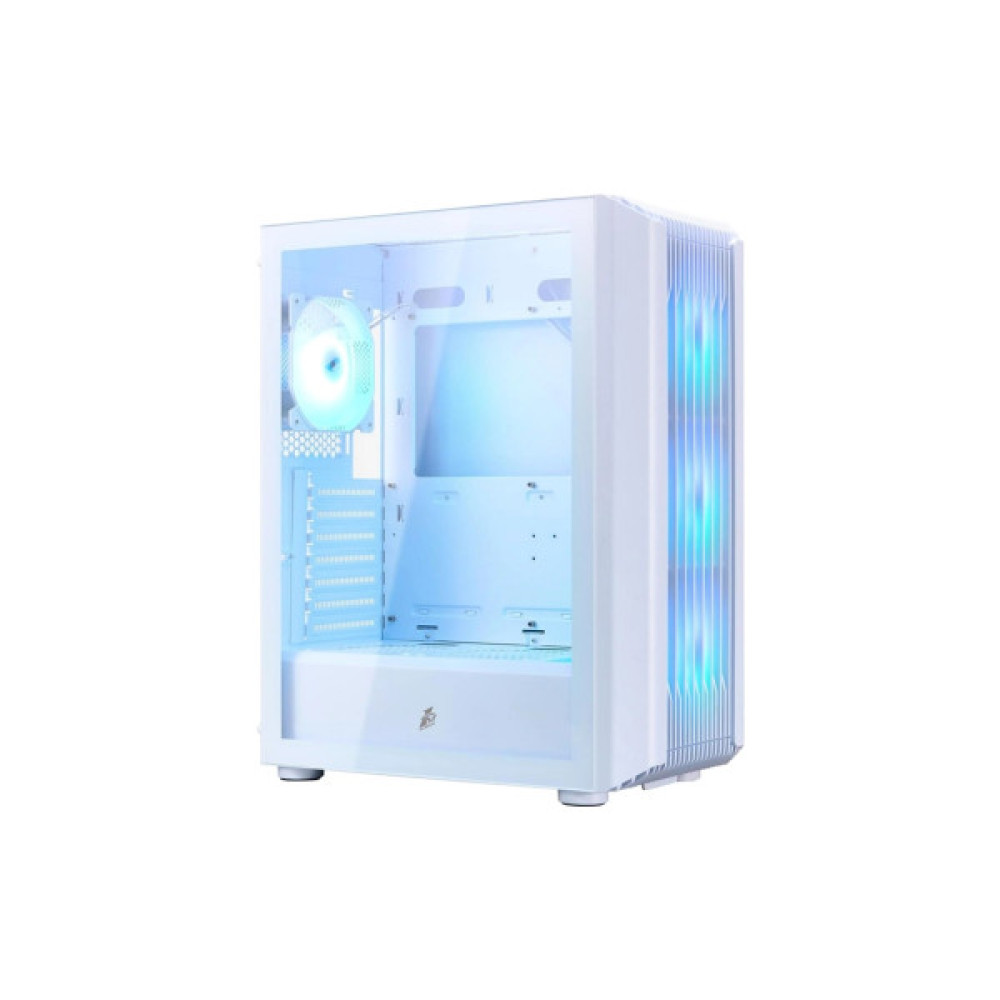Корпус для ПК 1stPlayer H6-WH-4F7-W