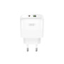 Зарядний пристрій XO 1xUSB QC3.0 + 1xUSB-C PD20W (XO-QC37) Зарядний пристрій XO 1xUSB QC3.0 + 1xUSB-C PD20W (XO-QC37)