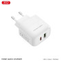 Зарядний пристрій XO 1xUSB QC3.0 + 1xUSB-C PD20W (XO-QC37) Зарядний пристрій XO 1xUSB QC3.0 + 1xUSB-C PD20W (XO-QC37)